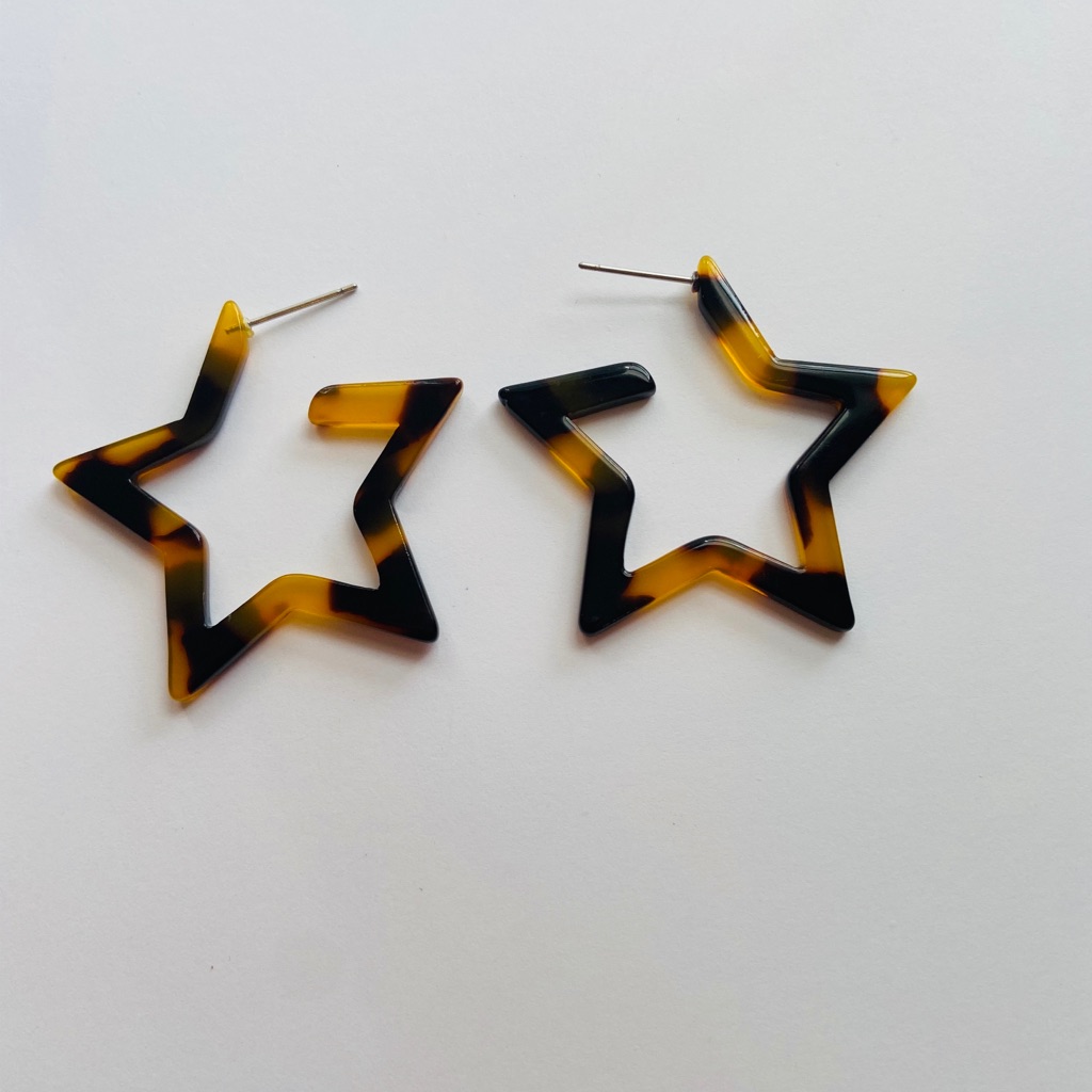 Cheetah Star Earrings